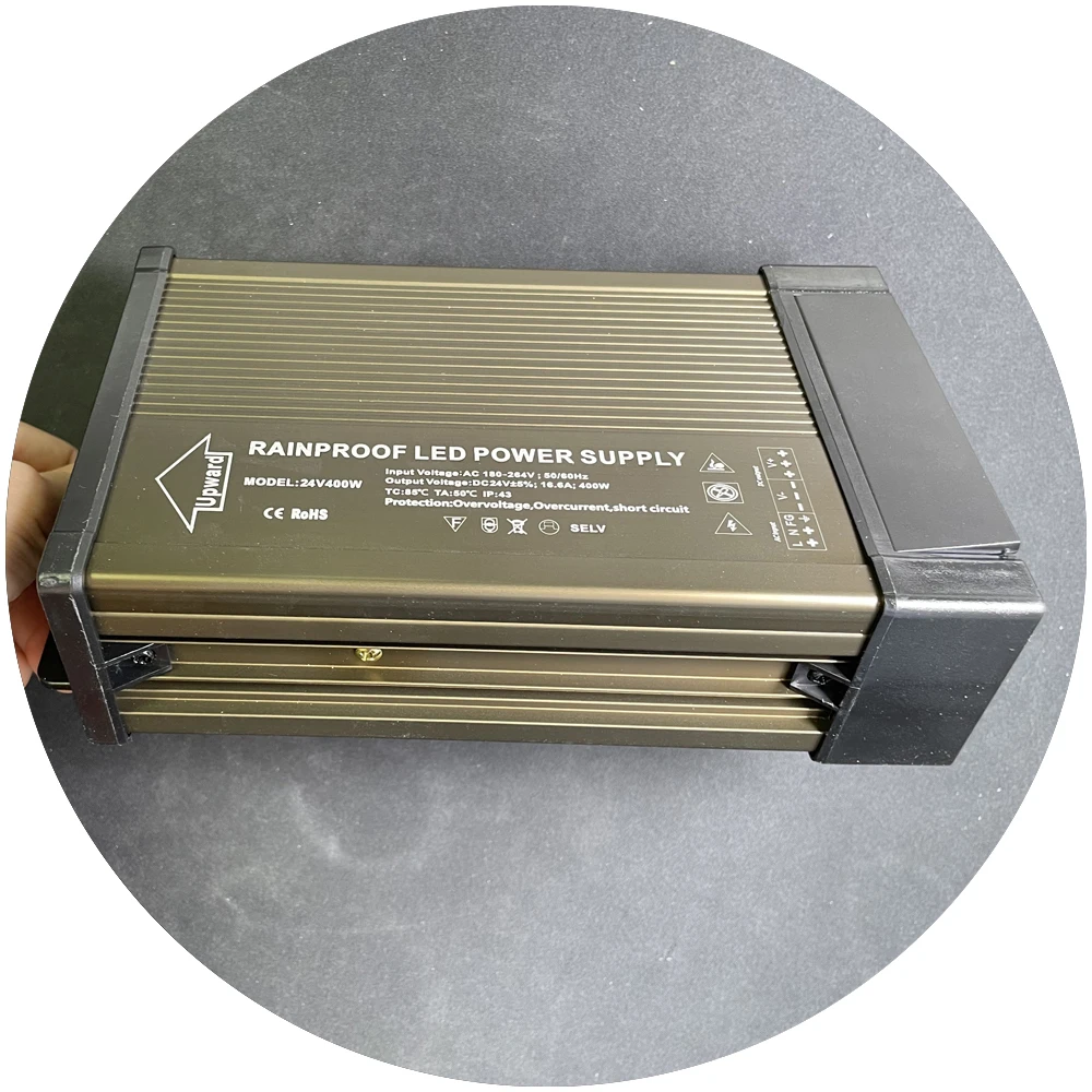 advertising sign AC240V DC12V DC24V 16.6A 33.3A IP65 led rainproof power supply 400w