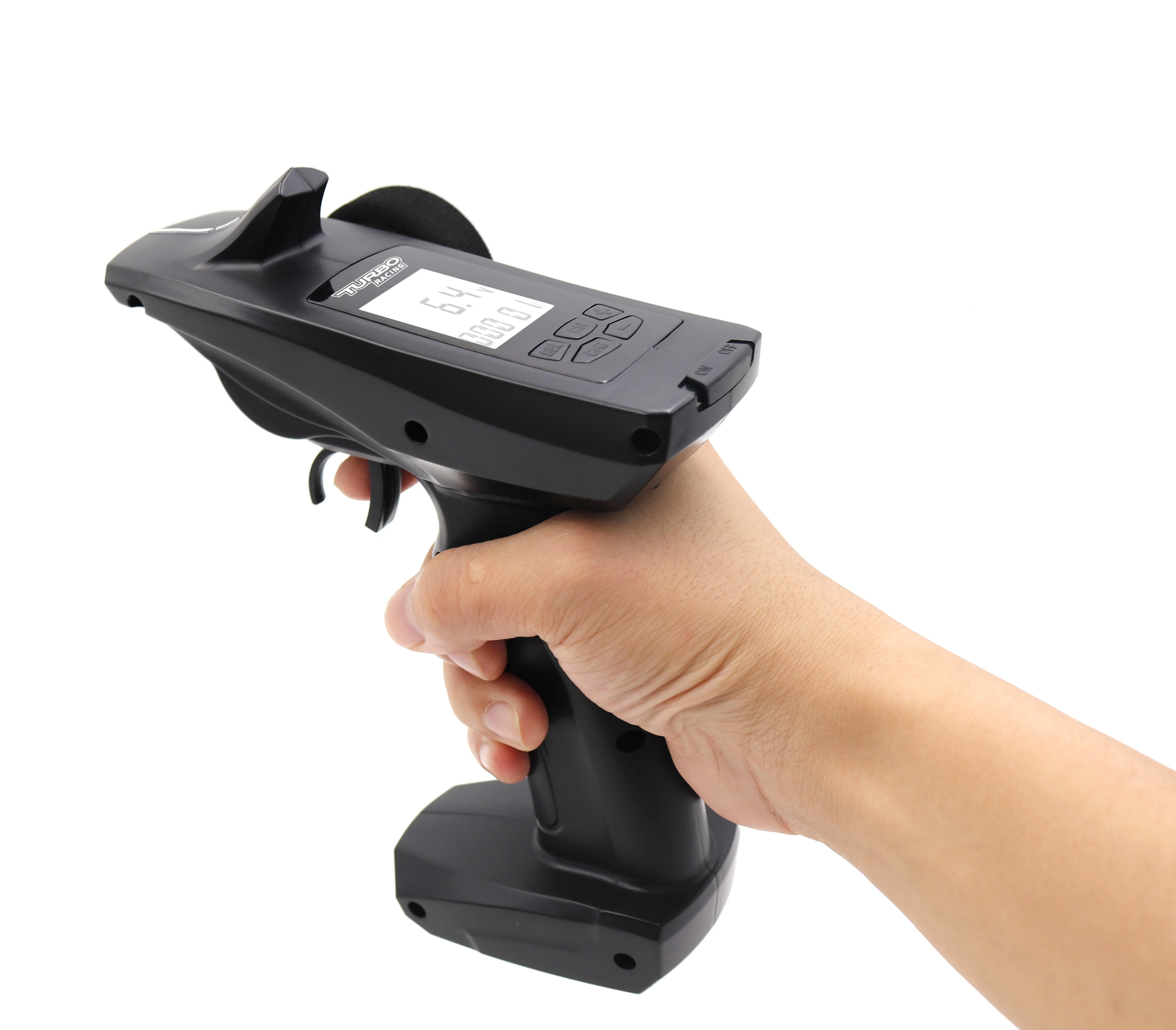 P52 Turbo Racing 91804G-VT 2.4GHz 4CH LCD Display Radio Transmitter Remote Controller with Receiver for RC Car Boat