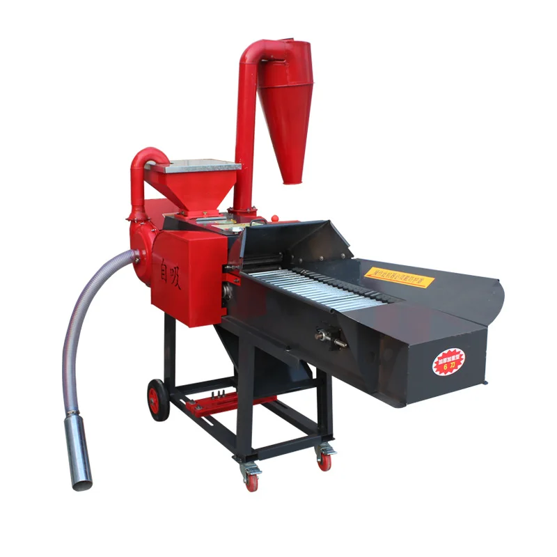 Electric Agriculture Chaff Cutter Chopper Machine For Hay Forage Grass Silage Feed