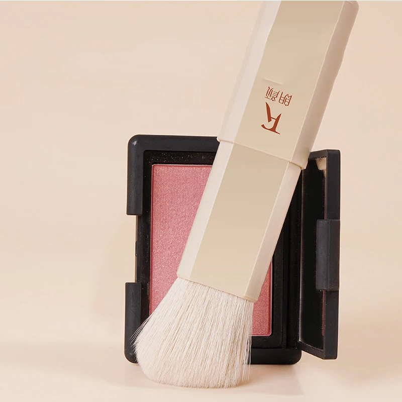 2022 New Style Makeup Brush Vegan High Quality Blush Setting Loose Powder Retractable Makeup Brush