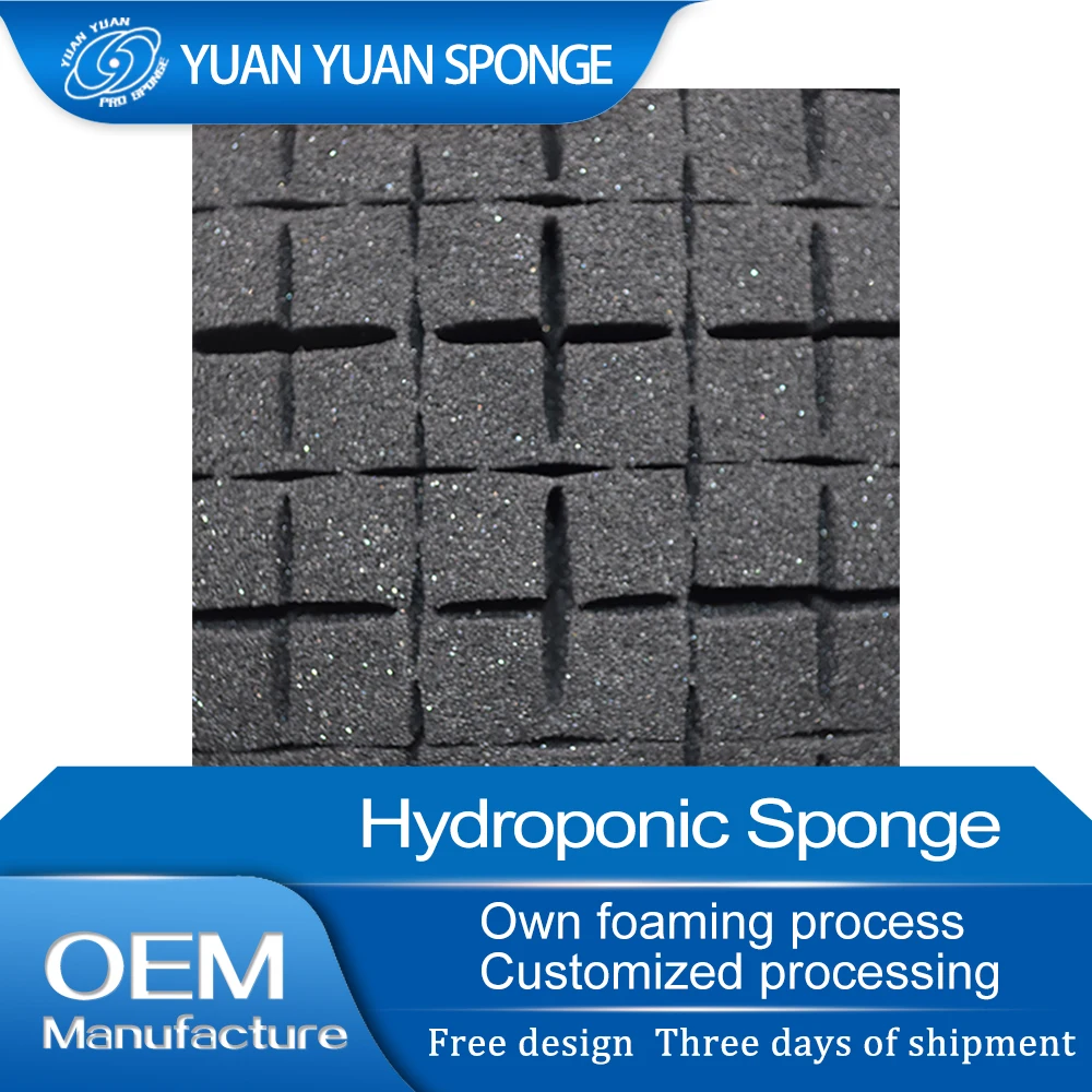 Dongguan Yuan Yuan sponge product company Seeding sponge white black color durable and useful growing fast and healthy