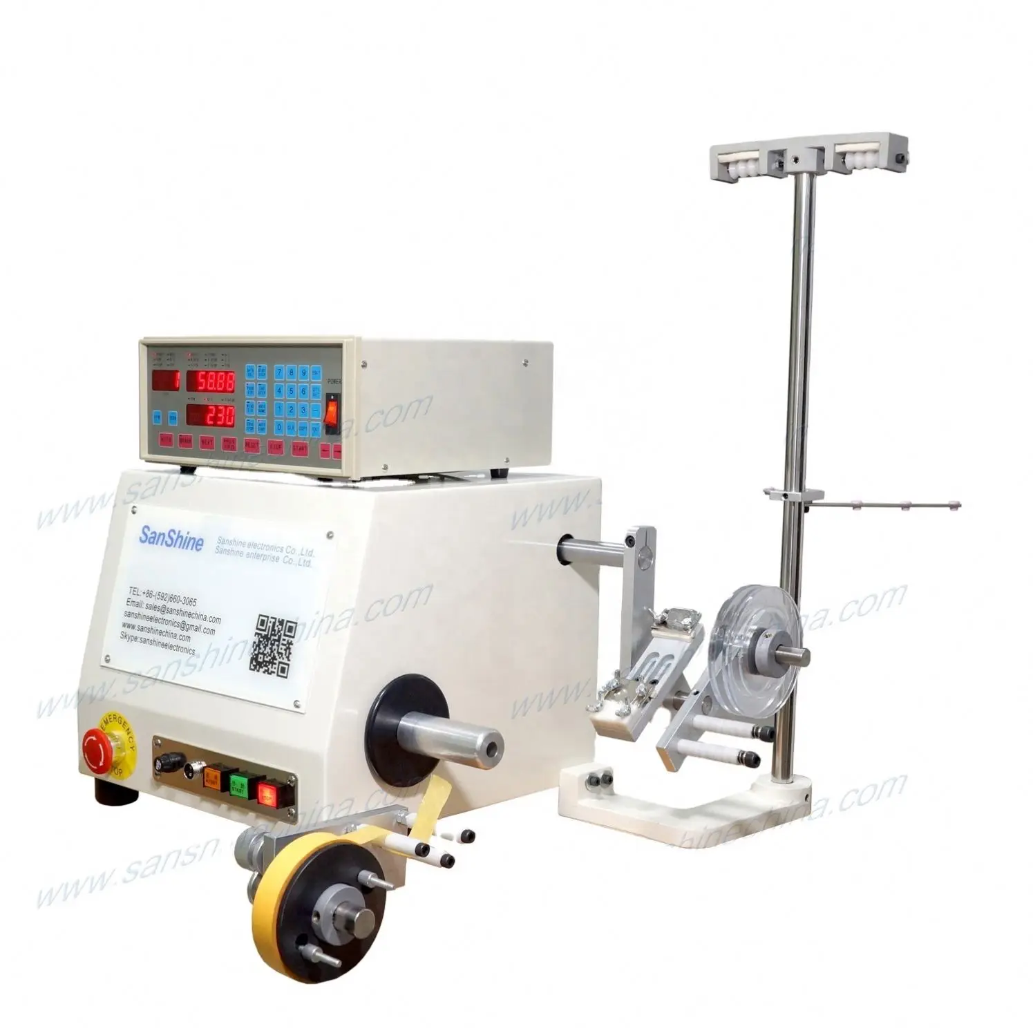 Transformer coil winding system