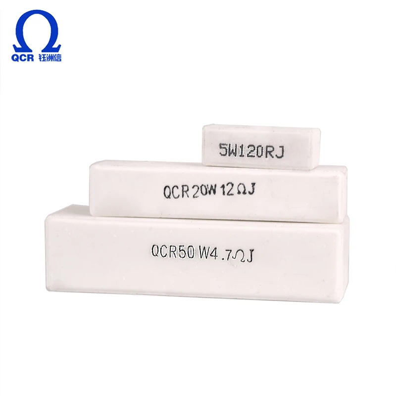 QCR electronic component FSQ 2 watt 22 ohm wirewound fusible cement resistor for car video