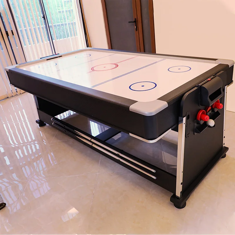 
Four-in-one multifunctional portable dining table ice hockey pool table 