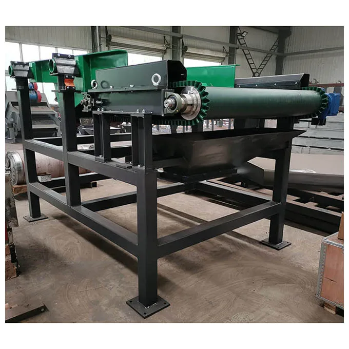 FINES Metallic embedded plastic granules removes by powerful magnet in processing plastic regranulate and regrind