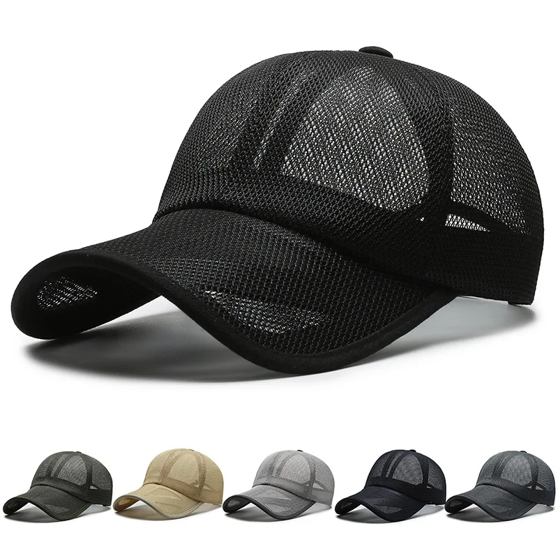 Wholesale Breathable Outdoor Baseball Trucker Cap Summer Mesh Cap For Man