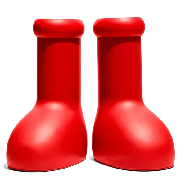 2023 New Designer Wholesale Latest Sneaker Mid-leg water proof Boots Custom  EVA Cartoon Astro Big Red Boots