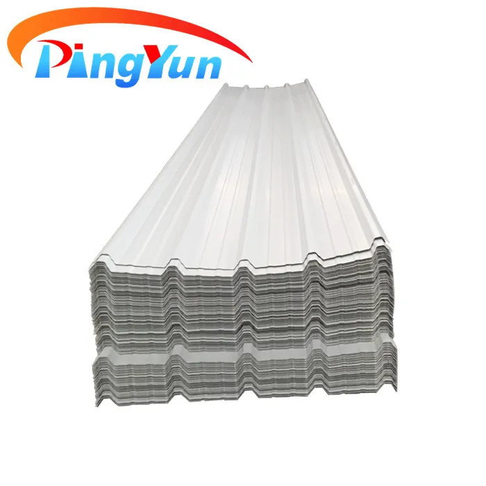Greenhouse construction material asa pvc plastic corrugated roof sheet price for home
