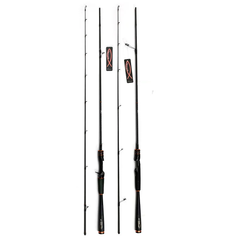 MOJO BASS X-Tech из углеродного волокна сильный 1 98 м-2 28 м спиннинг и Литье Удочки для ловли форели свежей морской игра