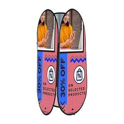 Exhibition Outdoor Trade show advertising  sport event Custom print folding Horizontal POP UP A Frame Banners