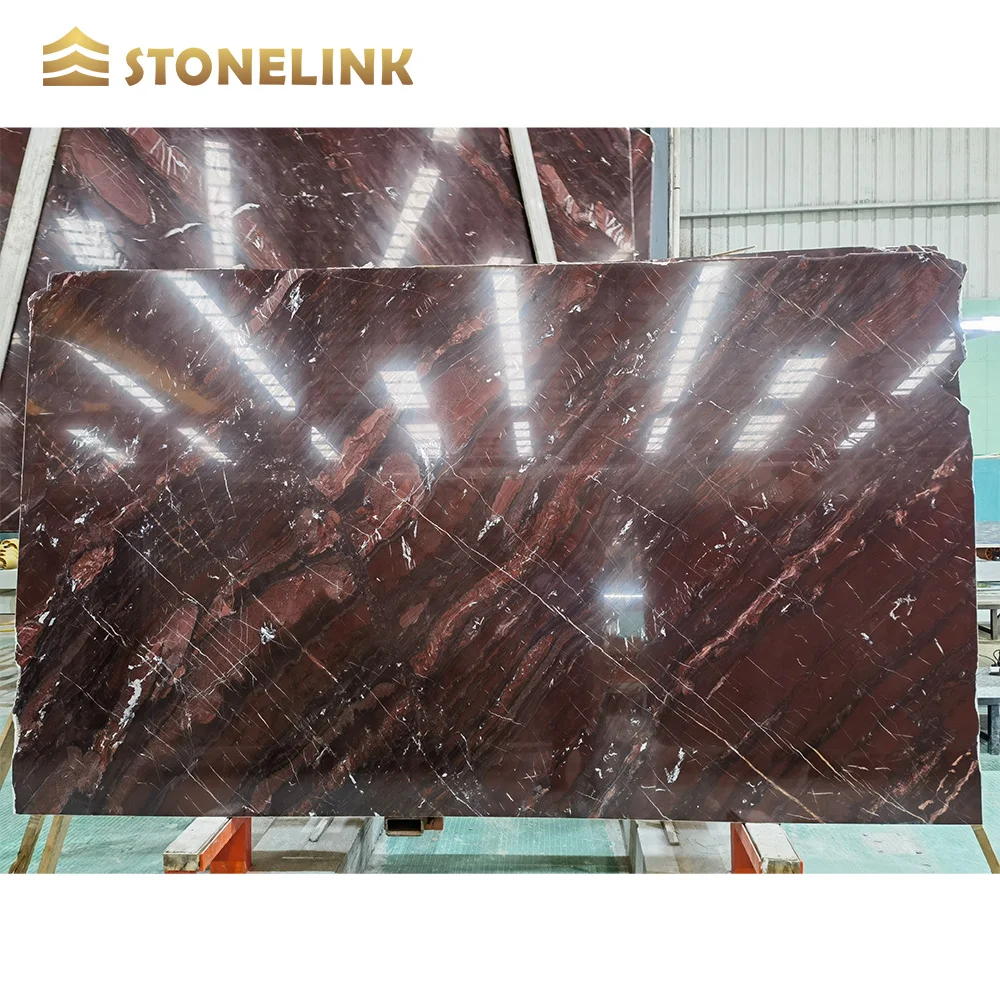 Cheap Onyx Polished Gangsaw Slabs Luxury Onyx Price Use For Bathroom Velvet-Red Marble Floor Tile Paving Sizes