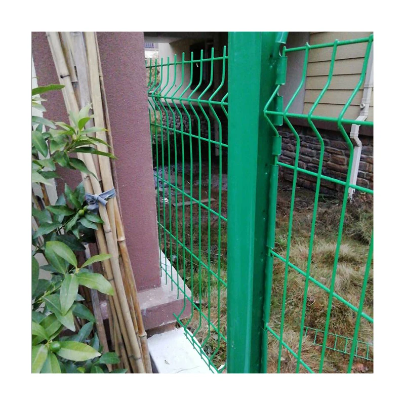 3D Triangle Mesh Security Fence PVC Coated Metal Frame Highways Farm/Sport 3D Powder Painting Highway Farm Sport Applications