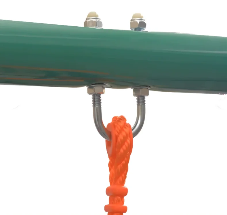 Outdoor Swing set plastic for kids baby chair playground outdoor metal swing sets hot sale quality safety panda swing set