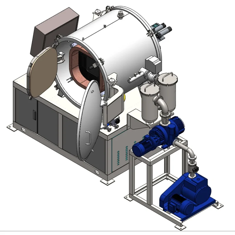 Horizontal lab graphitization furnace graphite furnace small model furnace for graphitization process of biochar carbon