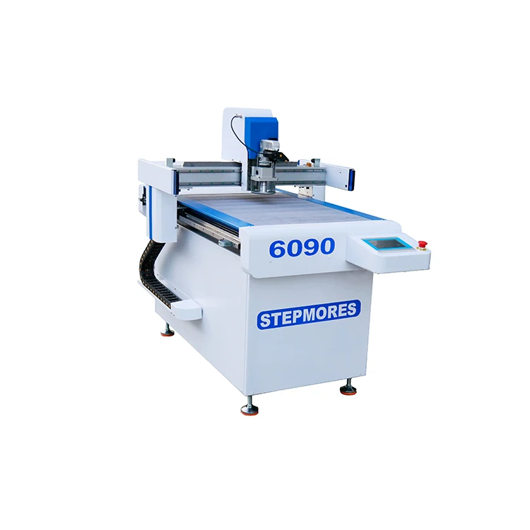 Sticker Boxes packages Corrugated paper drag knife kiss knife crease wheel tool oscillating knife CNC cutting machine