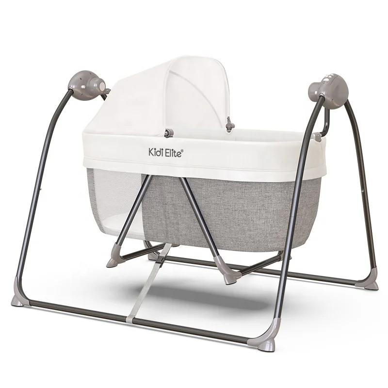 
2021NEW 2 IN 1 baby electric swing chair Portable folding multifunctional baby bed 