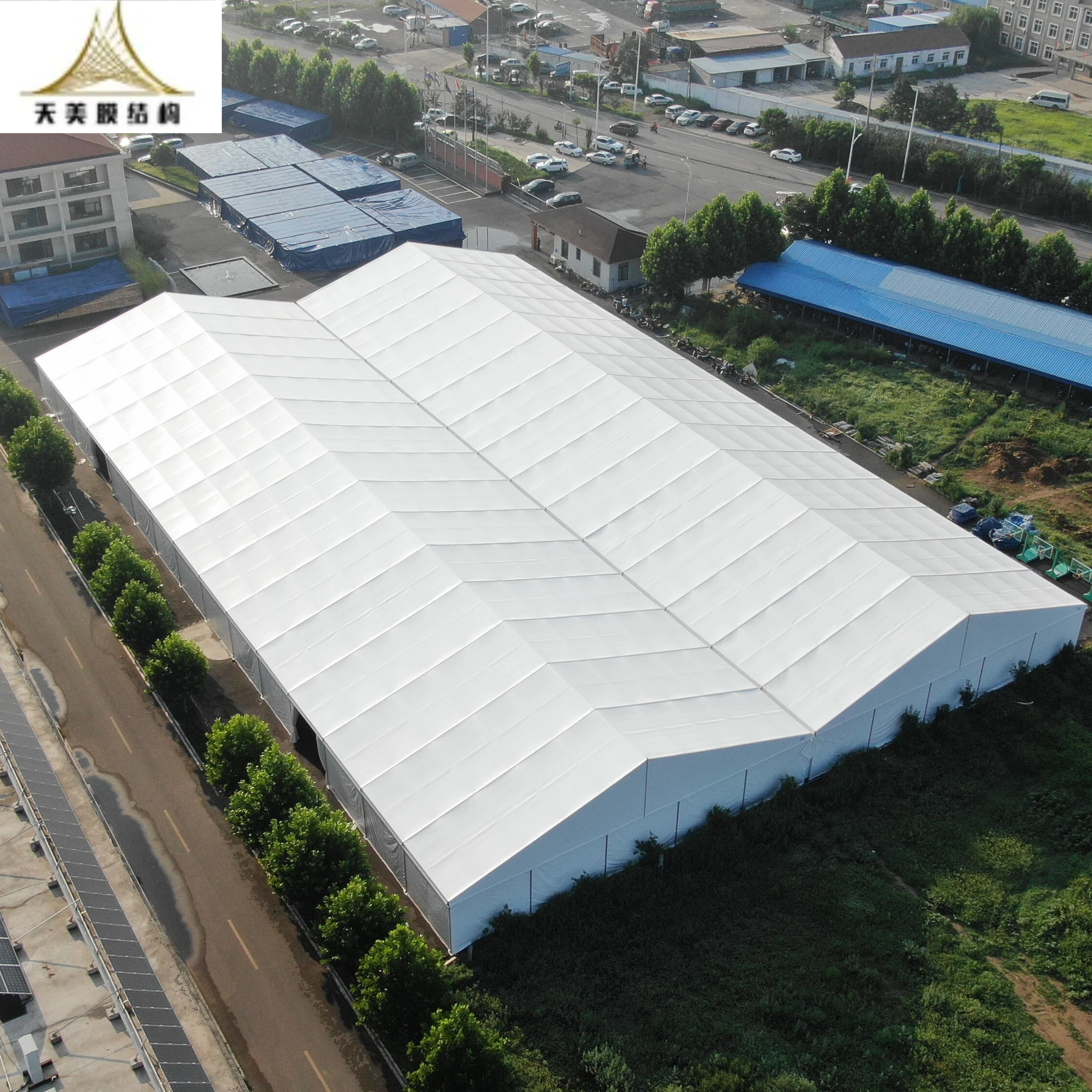 Heavy Duty Outdoor Warehouse Tent Waterproof Large Marquee Party Wedding Tent