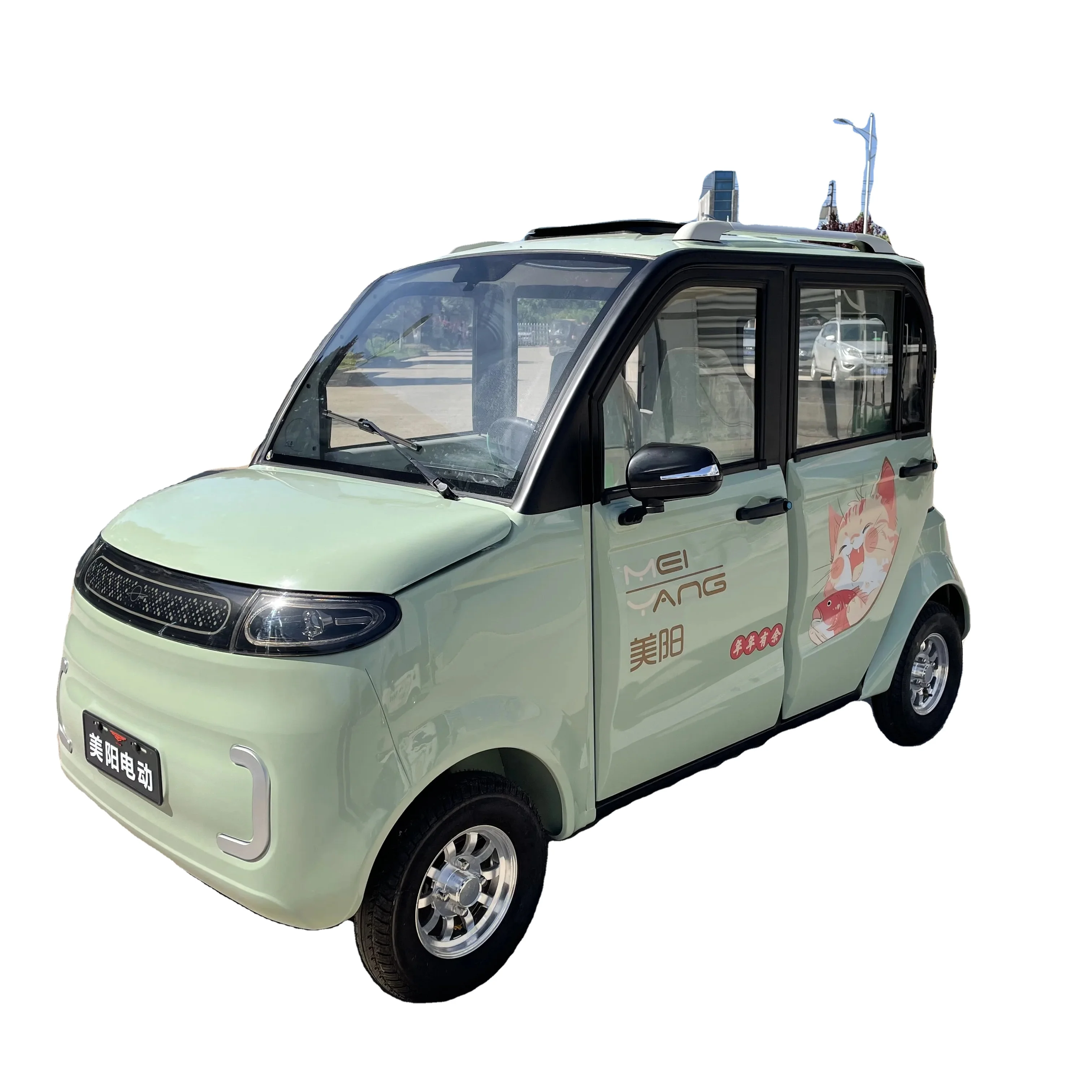 New Energy Electric Car Mini Four Wheels Electric Vehicle 60V 2000W Micro Car with EEC For USA Market
