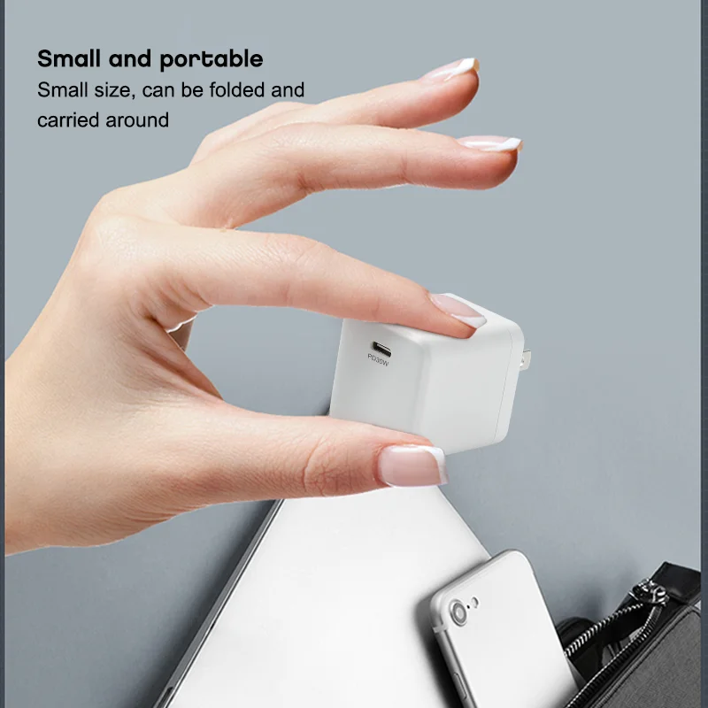 Оригинальное качество Ган Tech мини-30w USB-C мощность адаптер быстрой заря