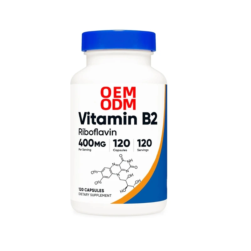 Wholesale Price Gluten Free Non-GMO Vitamin B2 (Riboflavin) 400mg 120 Capsules