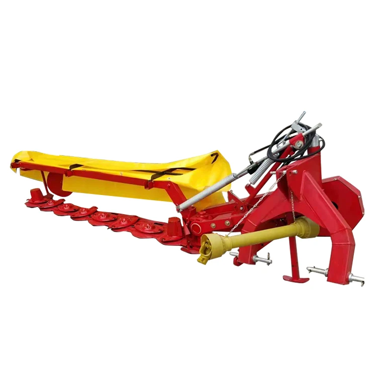 Tractor PTO contacted 8 discs finger wheel lawn hay Rotary mower/rotary disc mower/alfalfa cutter harvester machine disc cutter