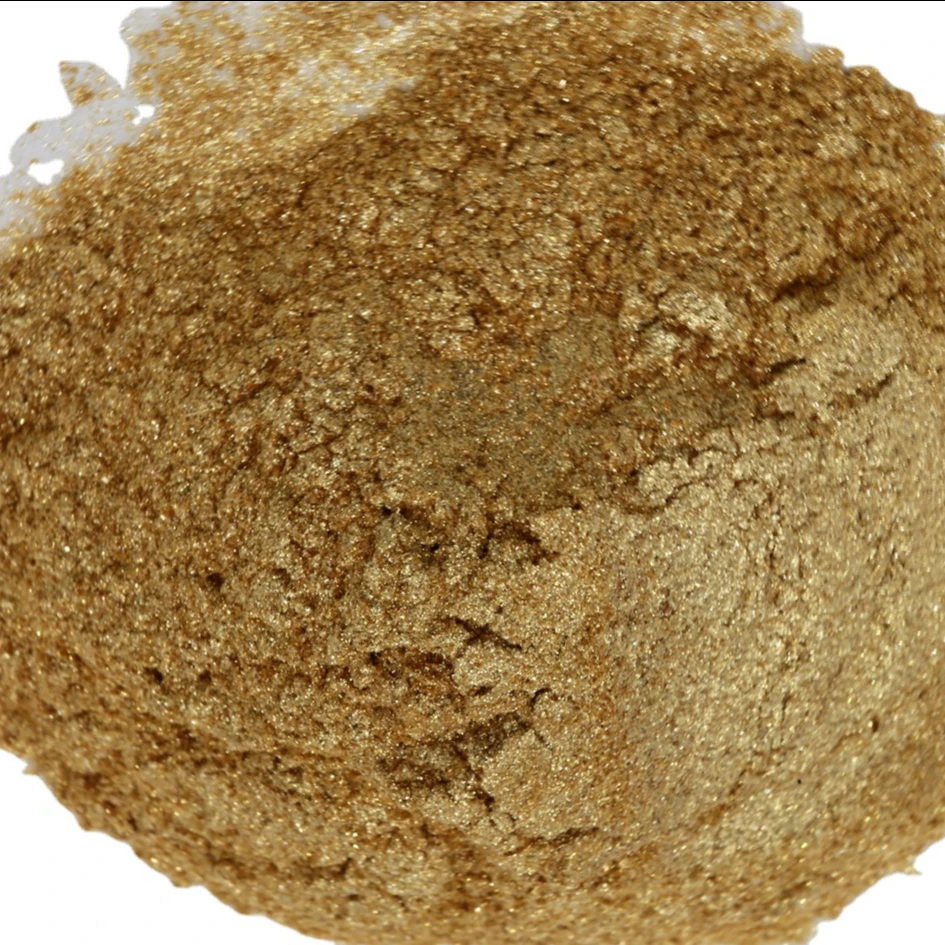 Firing Temperature 550-1150 Golden Metallic Pearl Shinning Ceramic Glaze Powder Pigments