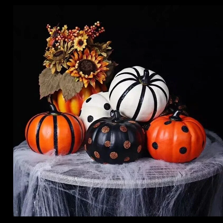 Artificial pumpkin Handicraft handicraft making for children Hallowmas