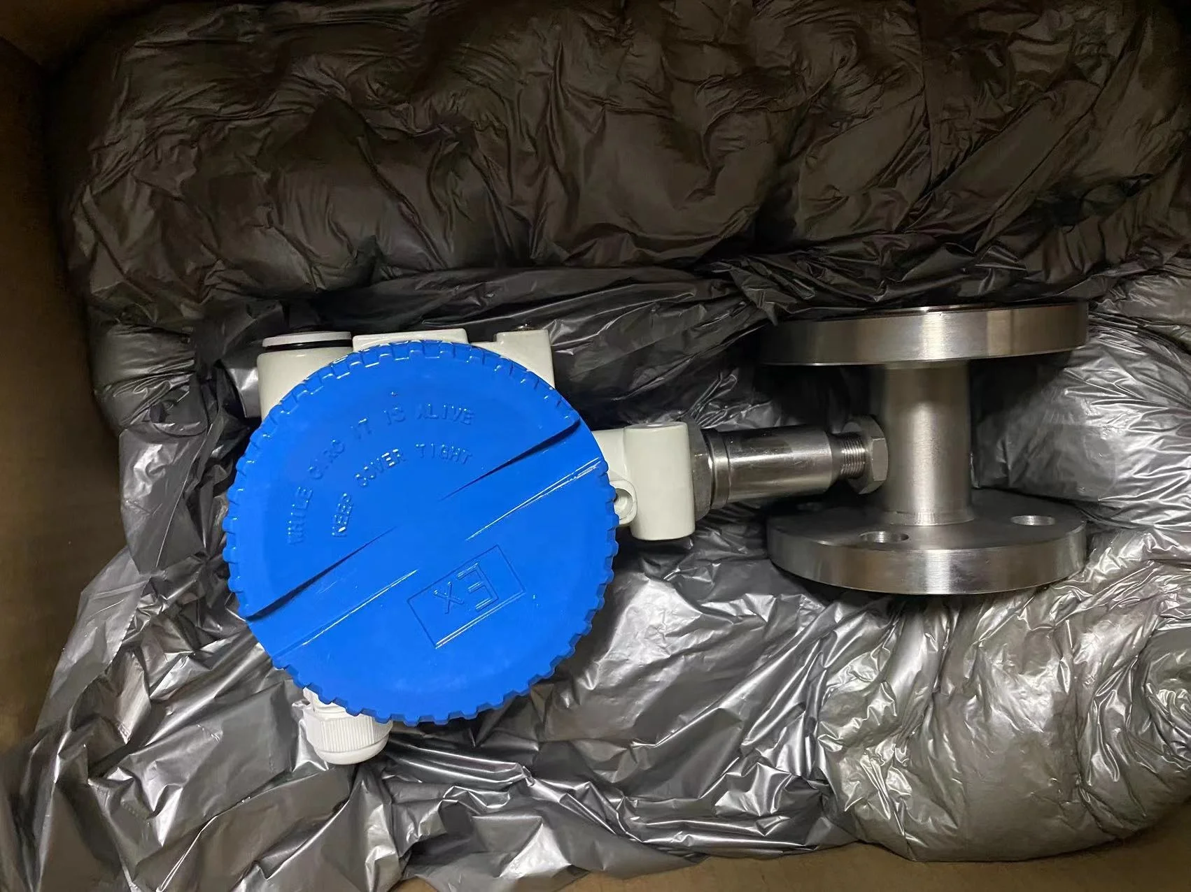 Diesel Petroleum Flow Meter Blue Steel Stainless Air water OEM turbine flowmeter OEM