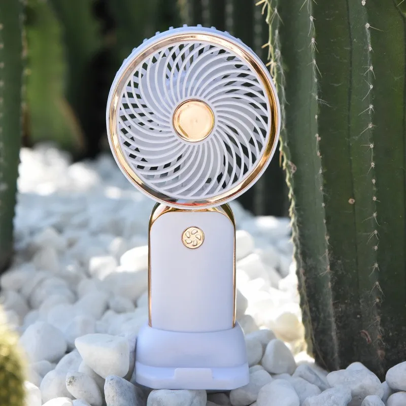 High Quality Mini Handheld USB Portable Battery Desk Ceiling Fan For Office Personal Table Electric Fan