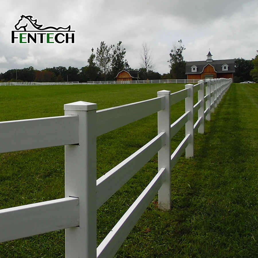 3-rail fence Vinyl/Plastic /pvc fence gate
