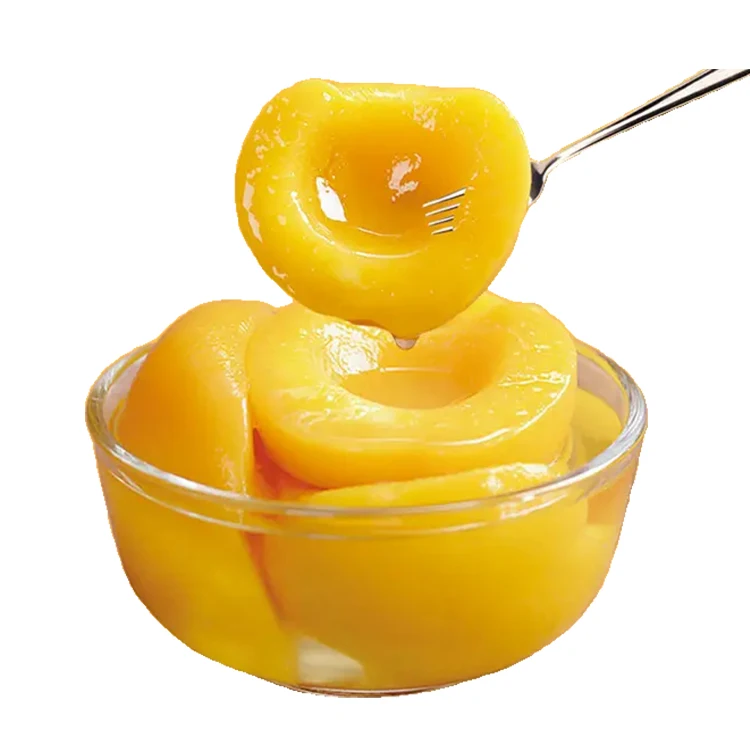 Китай поставщик высокое качество свежий материал консервированные фрукты сладкий консервированный желтый персик