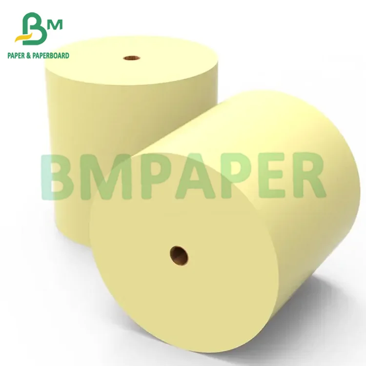 60g 80g Yellow White Silicone Coated Glassine Release Paper For Self Adhesive Liner