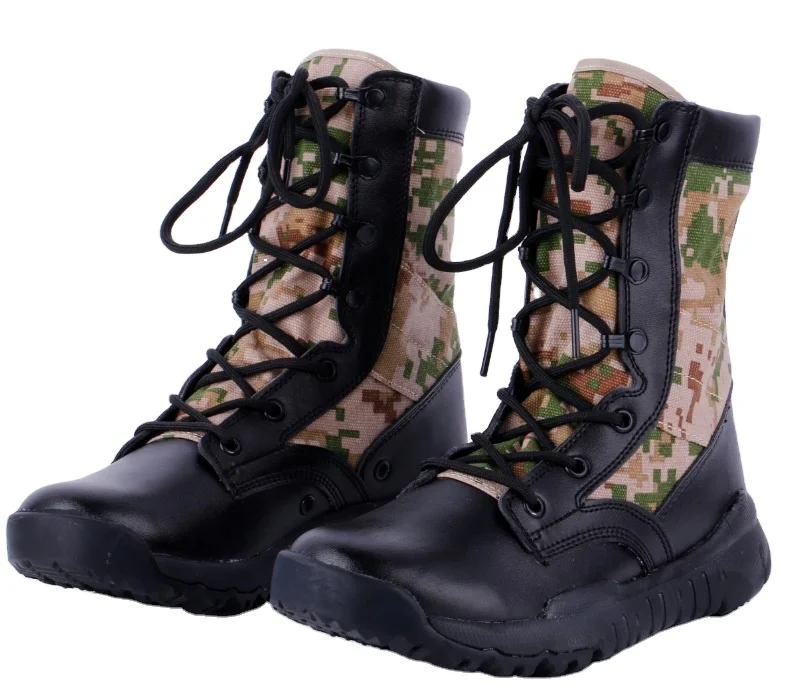Middle East desert digital camouflage tactical combat boots