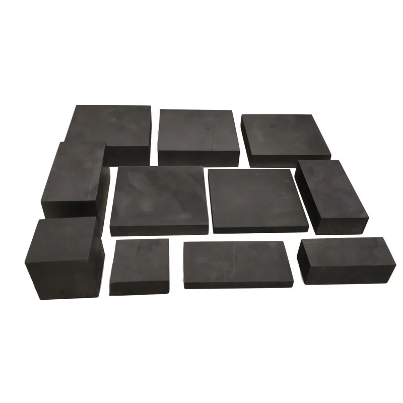 Molded Pressing Graphite Block Cube Raw Graphite Material for Electrode and Rod