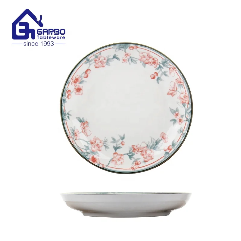 Glazed Color Cheap Porcelain Ceramic 10.35' Dinner Plate with Competitive Price and Fast Delivery Time for Wholesale