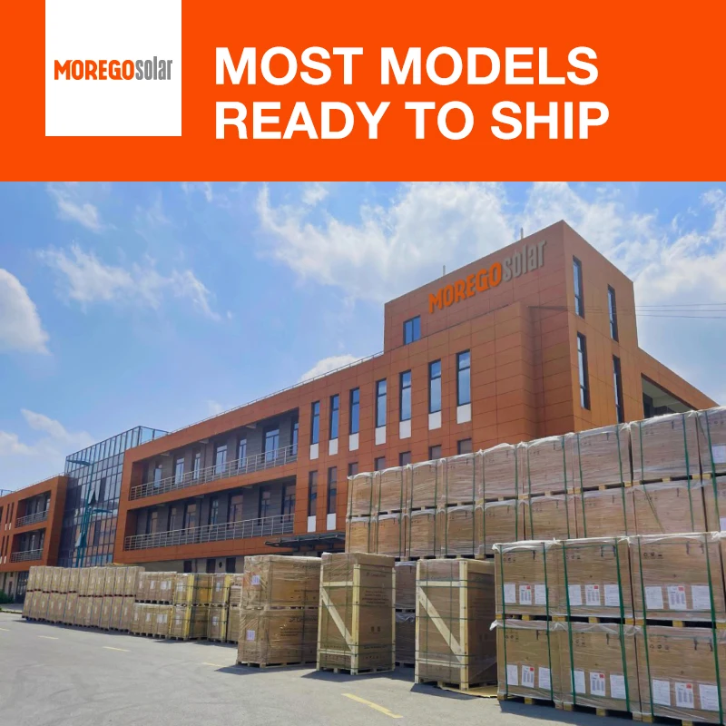 Moregosolar tier 1 solar panel for solar power system 10KW 12KW with storage inverters & converters