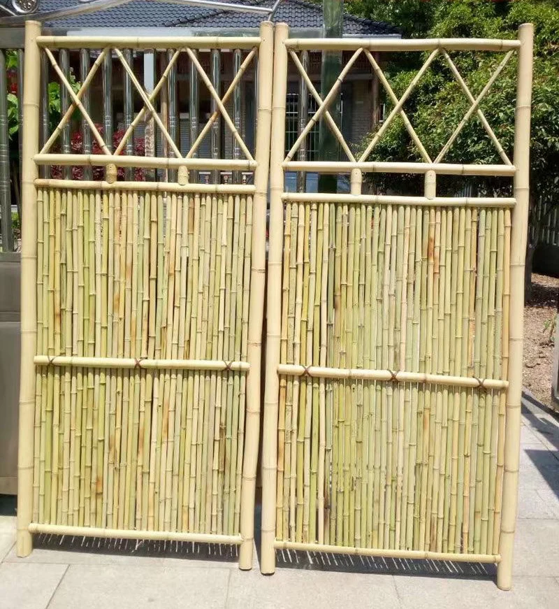 Outdoor Garden Bamboo Fence Bamboo fence Gate
