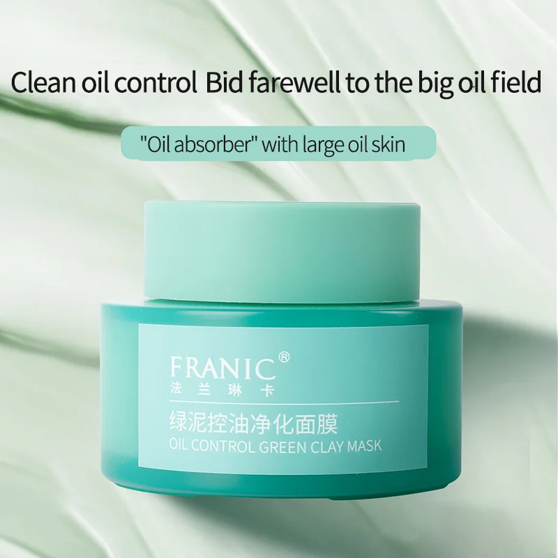 Wholesale Custom Private Label Claymask Kaolin Facial Green Mud Skin Care Cleansing Face Mask Clay For Sensitive Skin