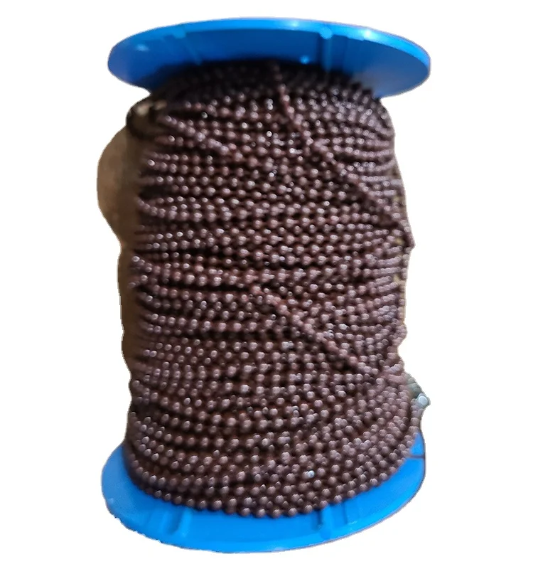 High quality 4.5 mm*6 stainless steel 304 brown blind ball chain for curtain
