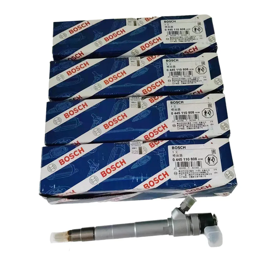 High quality 100% tested Foton Tunland g9 g7 parts cummins isf2.8 fuel injector 5347134 0445110808 injector repair kit