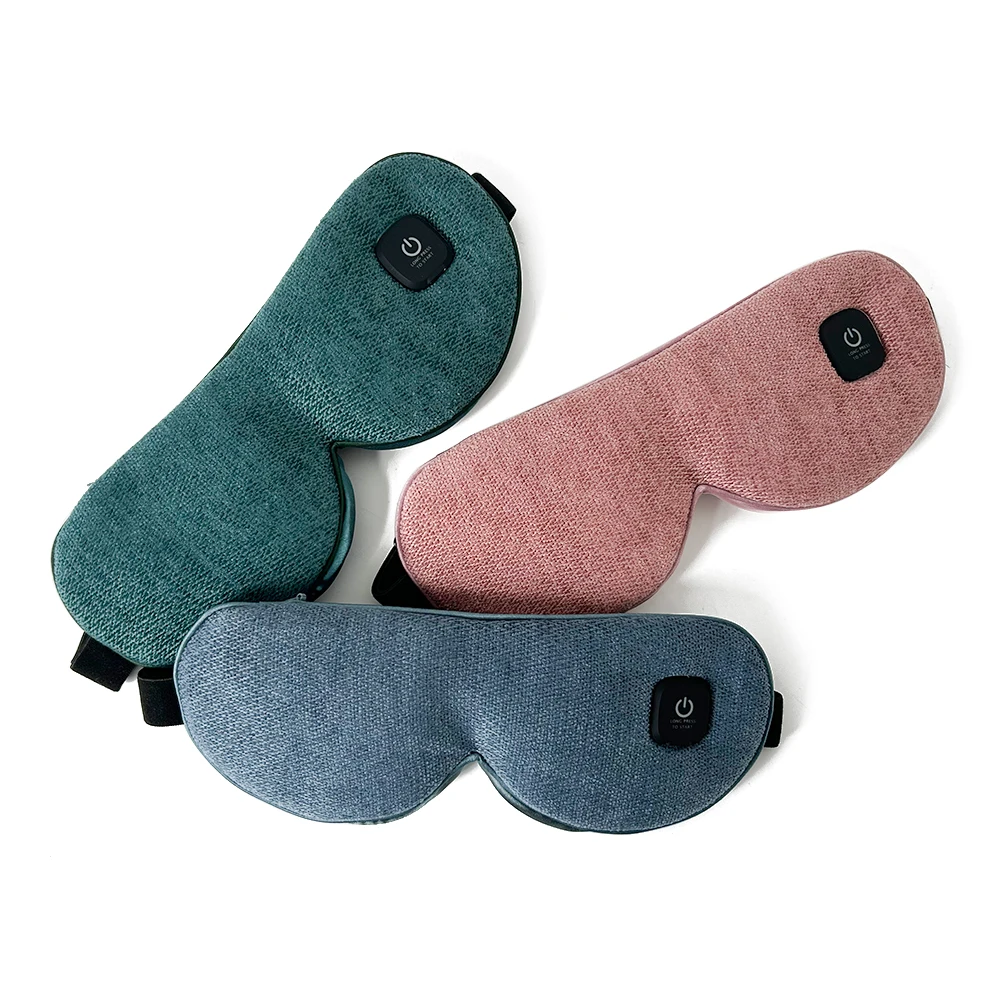 New Material Washable Hot Eye Compress Heated Eye Mask Two Temperature Modes 30 Minutes Timer Personalized Customization