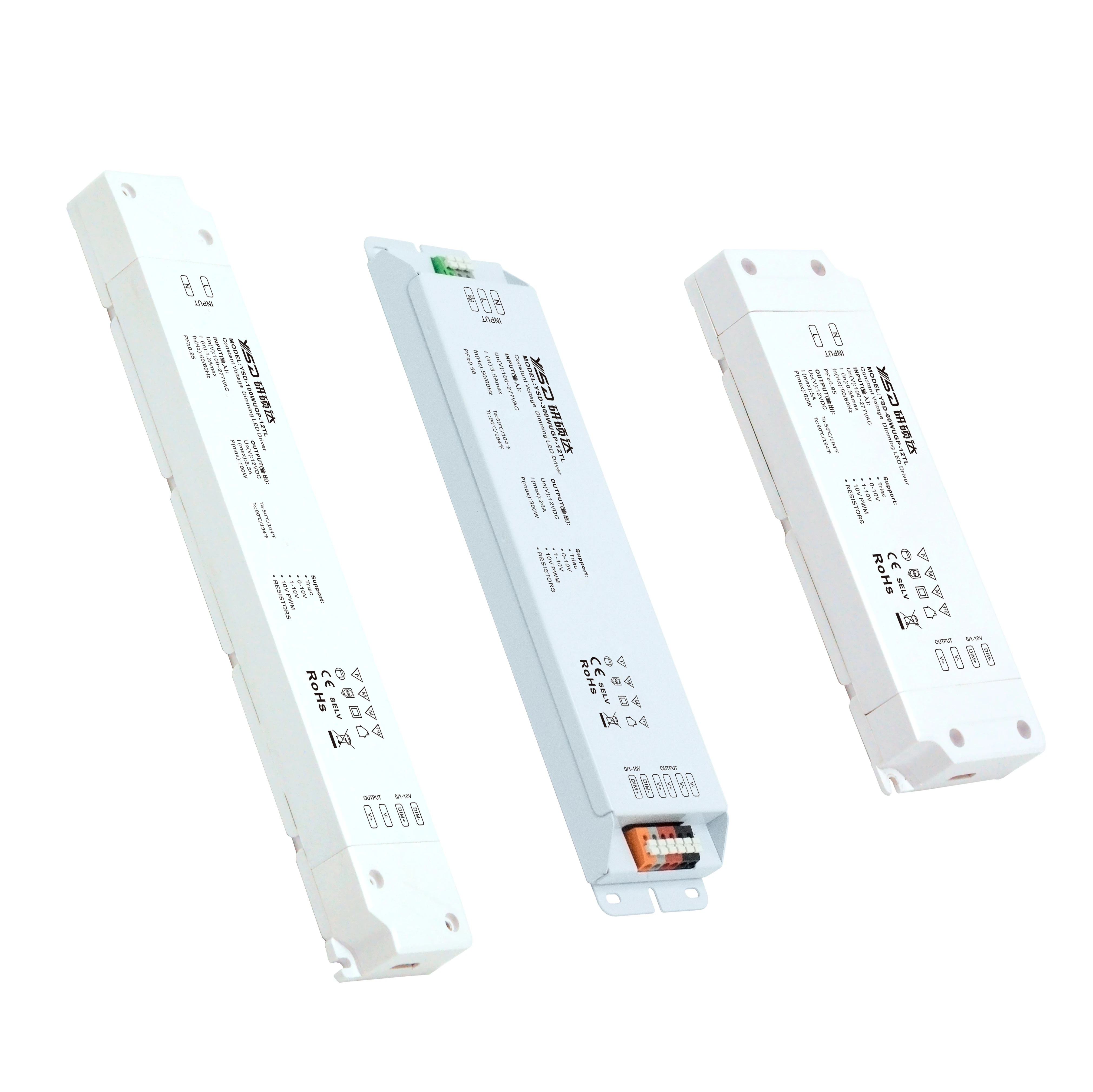 YSD GP High-end Dimmable 5 in 1 Switch LED Power Supply 12V/24V 5A - 25A 60w 100w 150w 200w 300w IP40