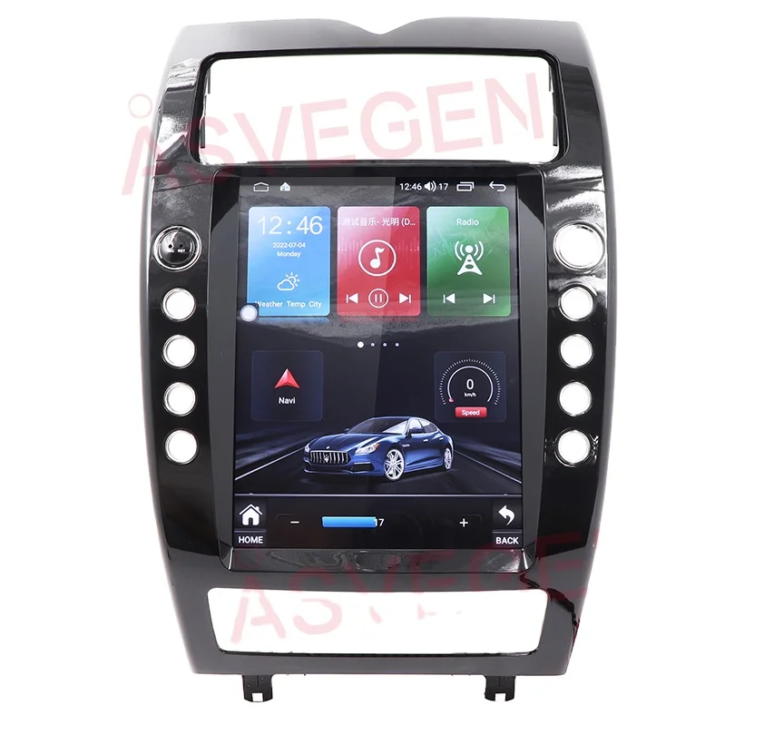 Factory Price 12.1' Android Tesla Screen Car radio DVD Player for Maserati Quattroporte 2008-2012 with carplay