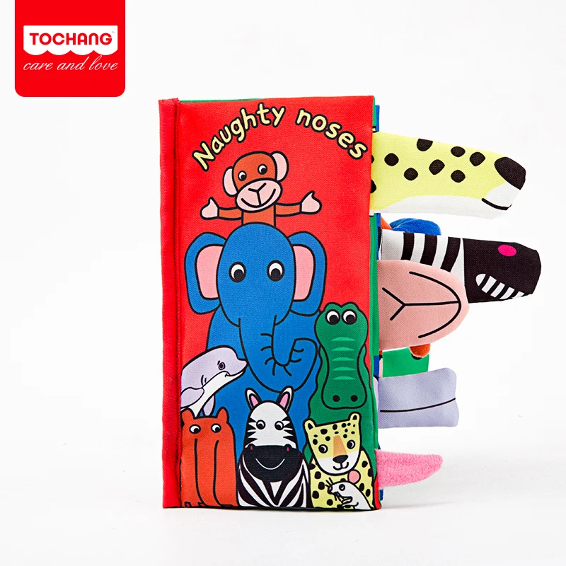 
 Лидер продаж, детская книга из мягкой ткани с хвостом из хлопка и полиэстера для образовательной активности  