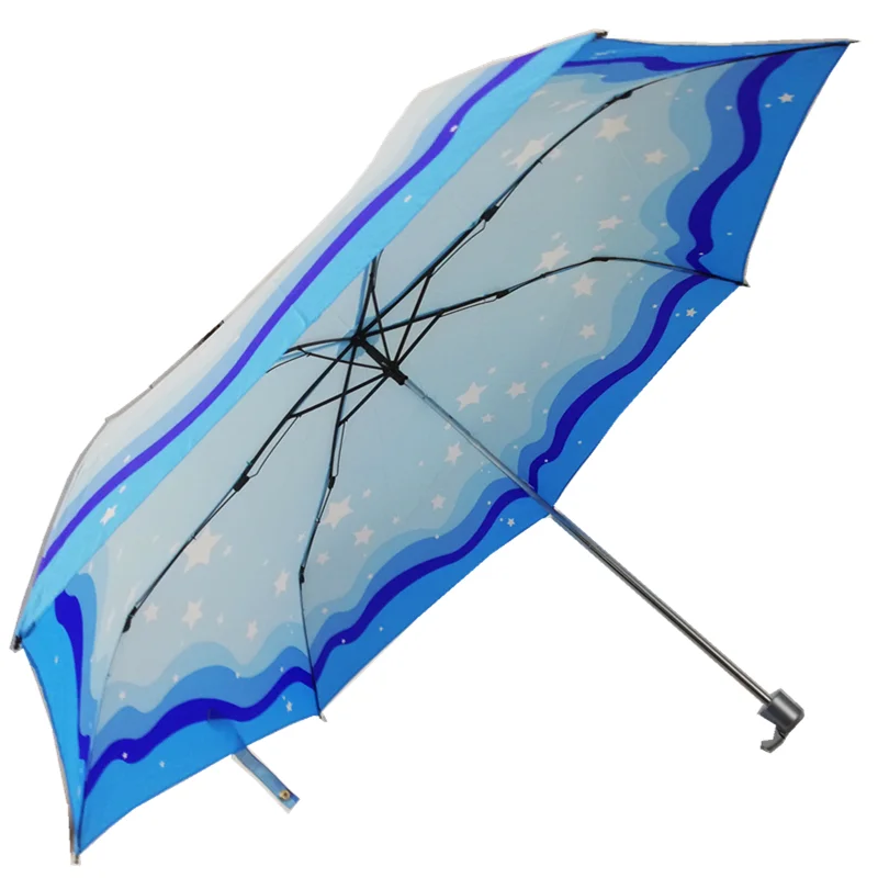 Прочный женский складной дождевой Зонт с дырочками, легкие ребра из стекловолокна