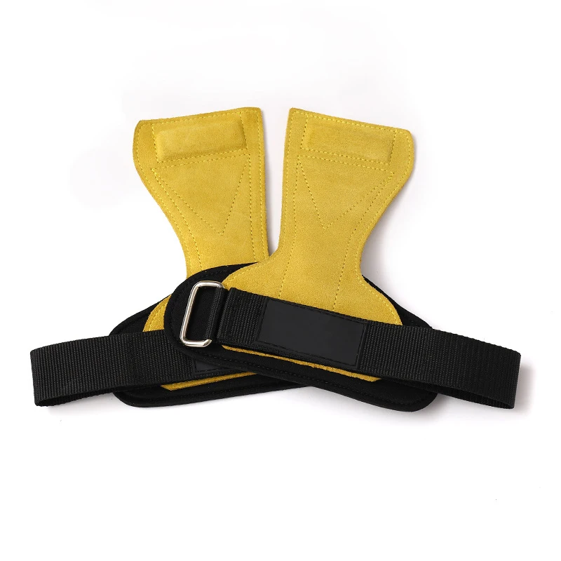 K&B Home adjustable neoprene padded wrist support bodybuilding lifting hooks for deadlifts