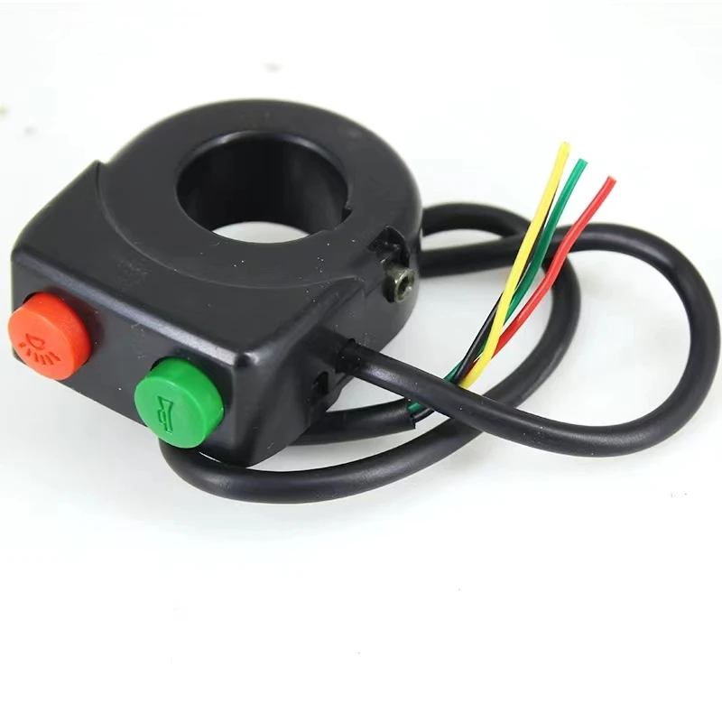 Plastic Electric Bicycle Ebike Scooter Switch for Light Horn Turn Left and Right Switch