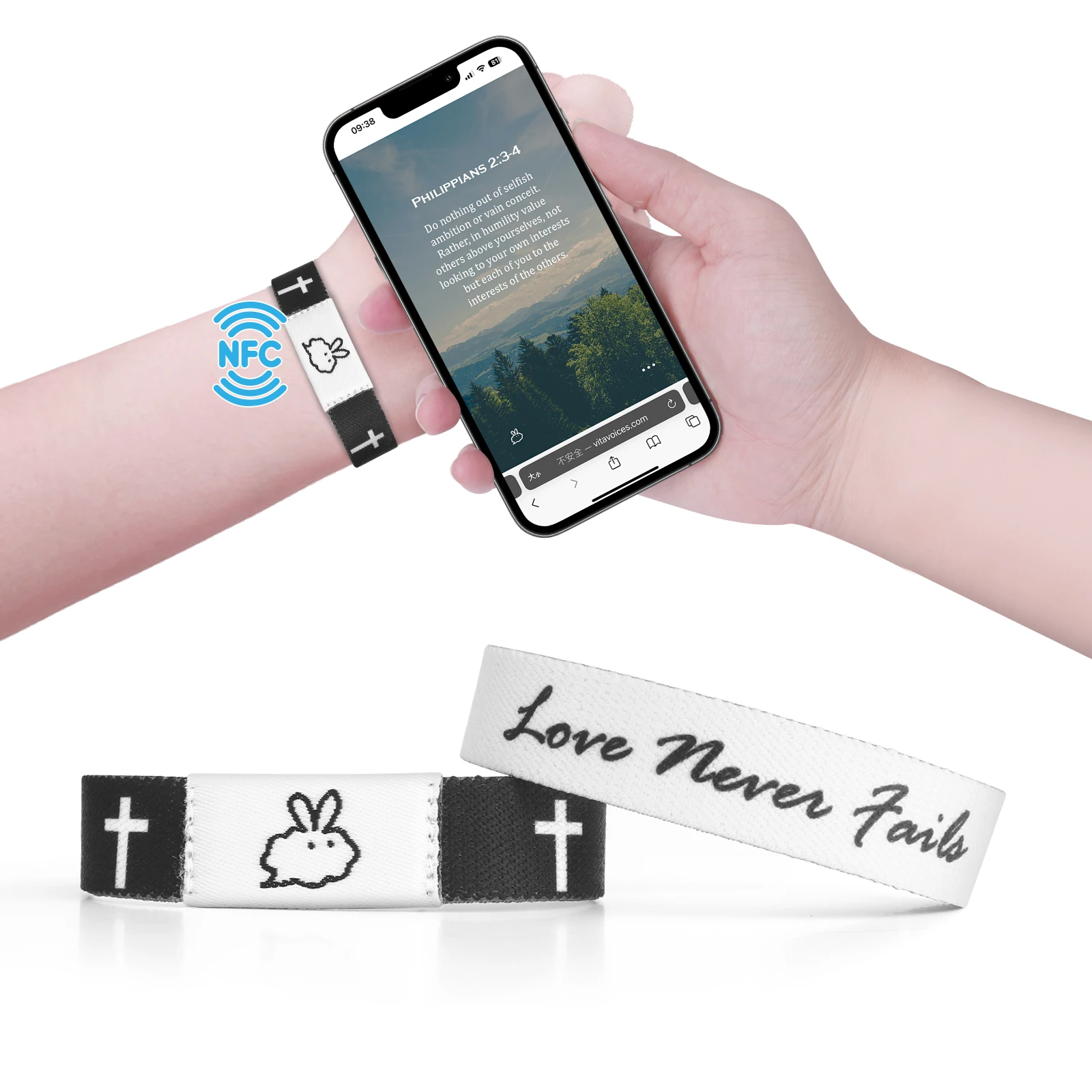 Love Never Fails Armband Cell Phone Faith Moves Mountains Random Daily Kjv Bible Verse Ocean Quotes Christian Charm Bracelets
