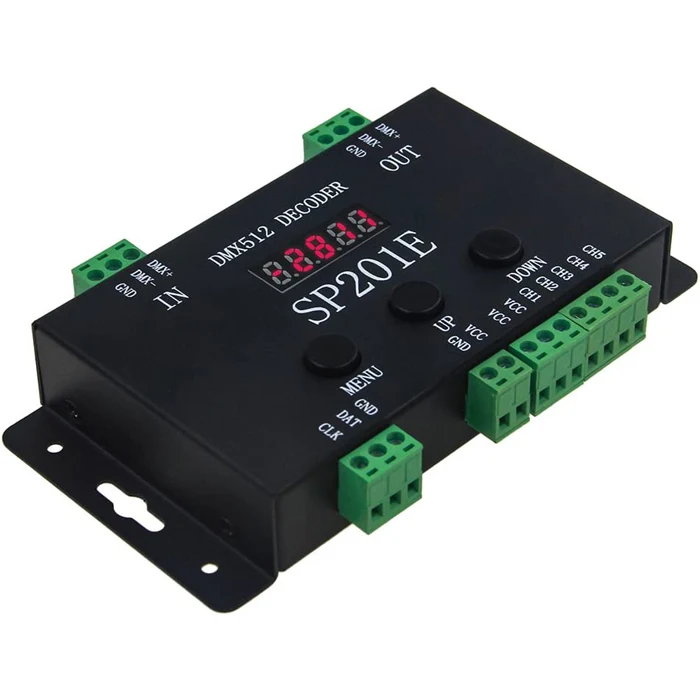 ws2811 ws2801 artnet controller dmx to spi decoder