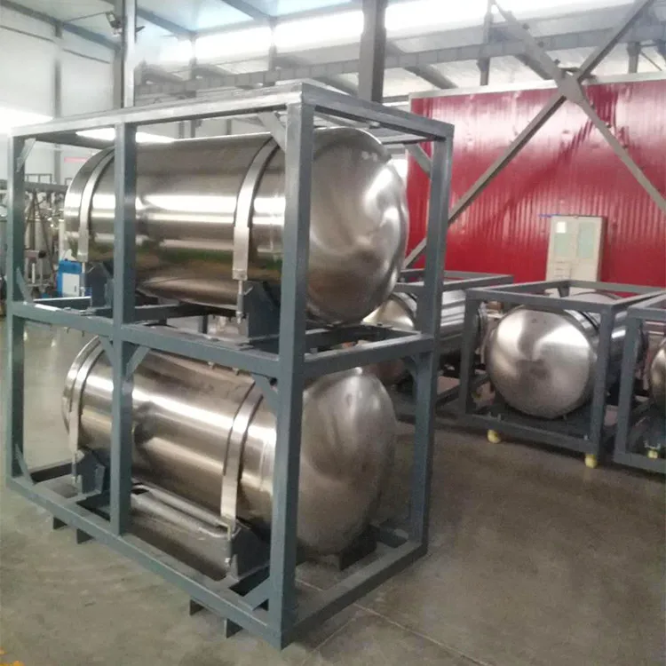 Good price 499L dewar flask lng cryogenic canister in Russia